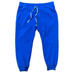 Figs Zamora Jogger Royal Blue Scrub Pants Size XXL